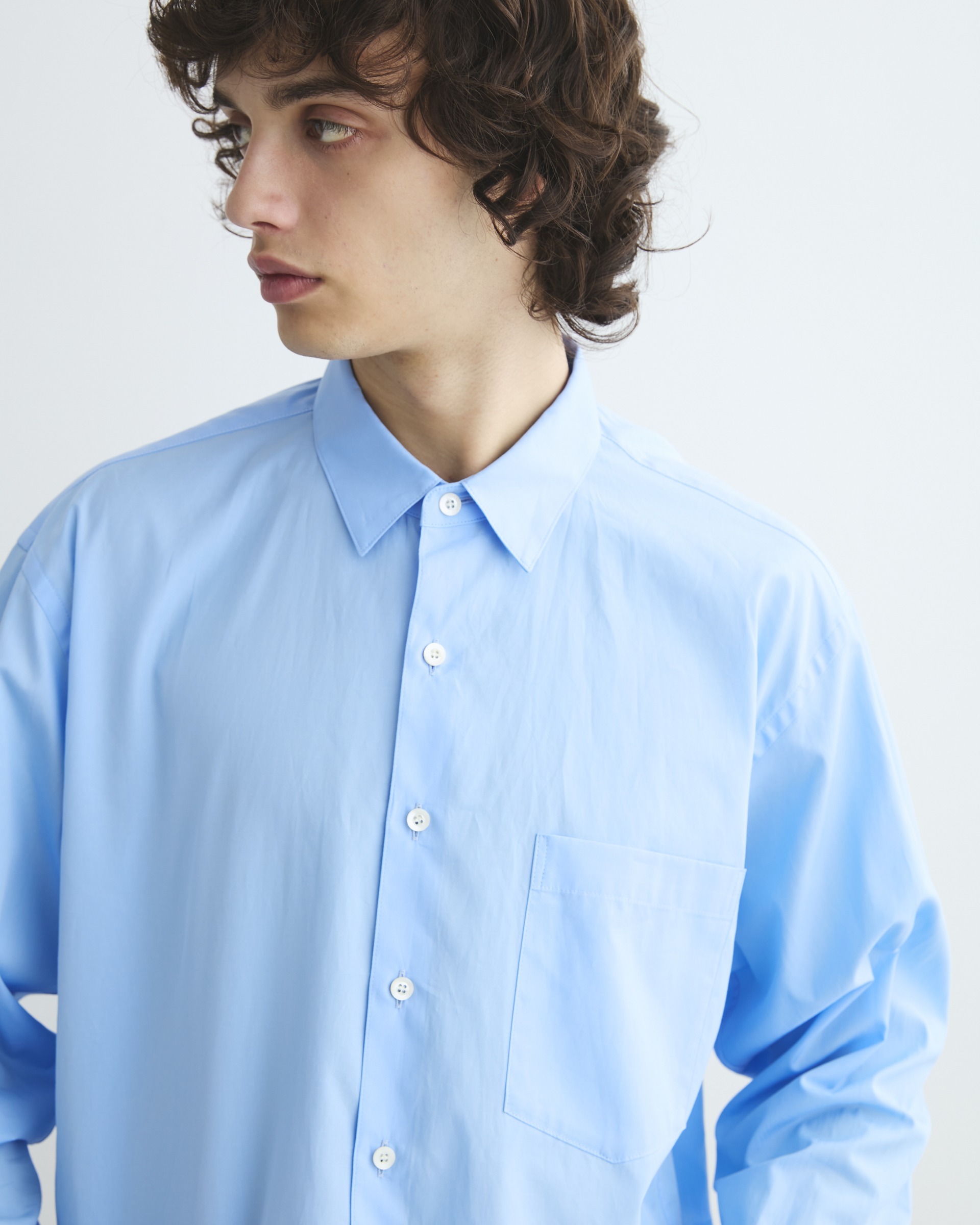 REGULAR SHIRT レギュラーシャツ｜サックス｜メンズ｜シャツ