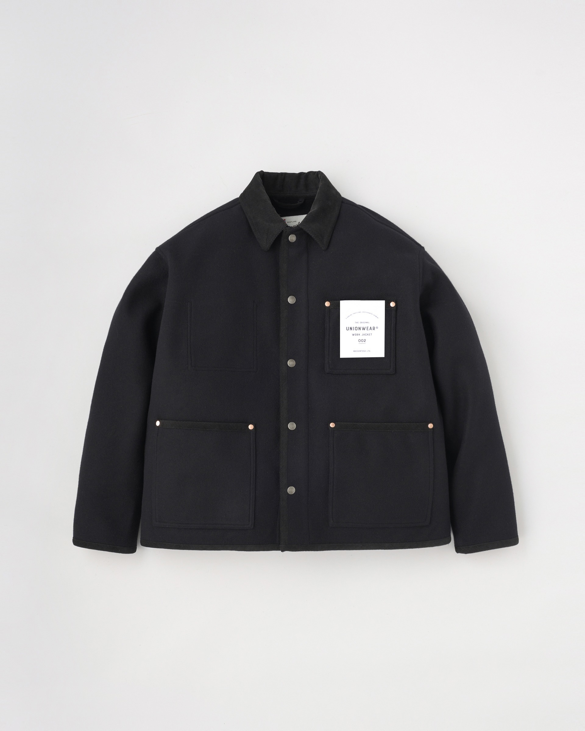 UNIONWEAR】WORK JACKET 002 ワークジャケット 002｜ダークネイビー