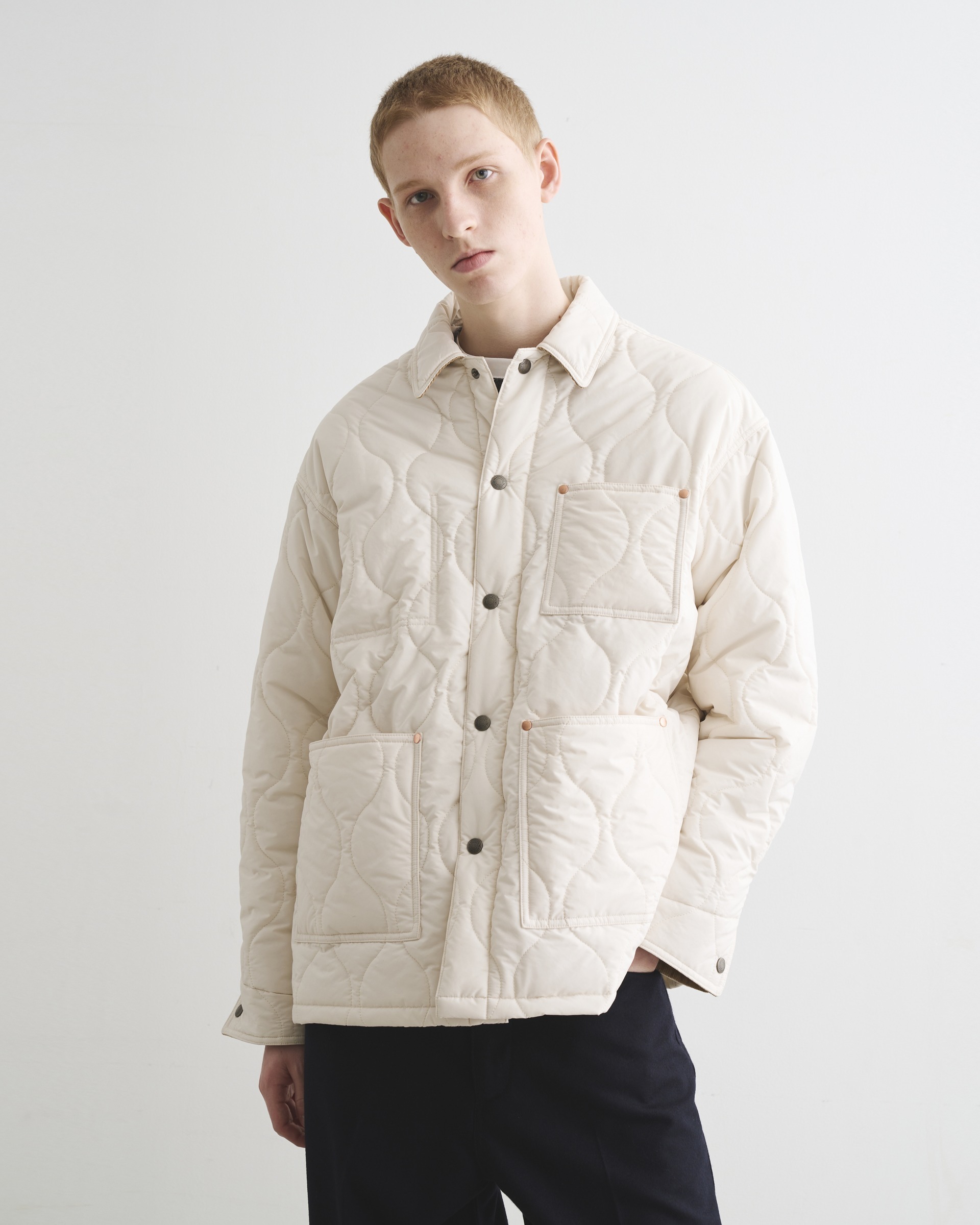 UNIONWEAR】QUILTED JACKET 002-L キルテッドジャケット 002 ロング 