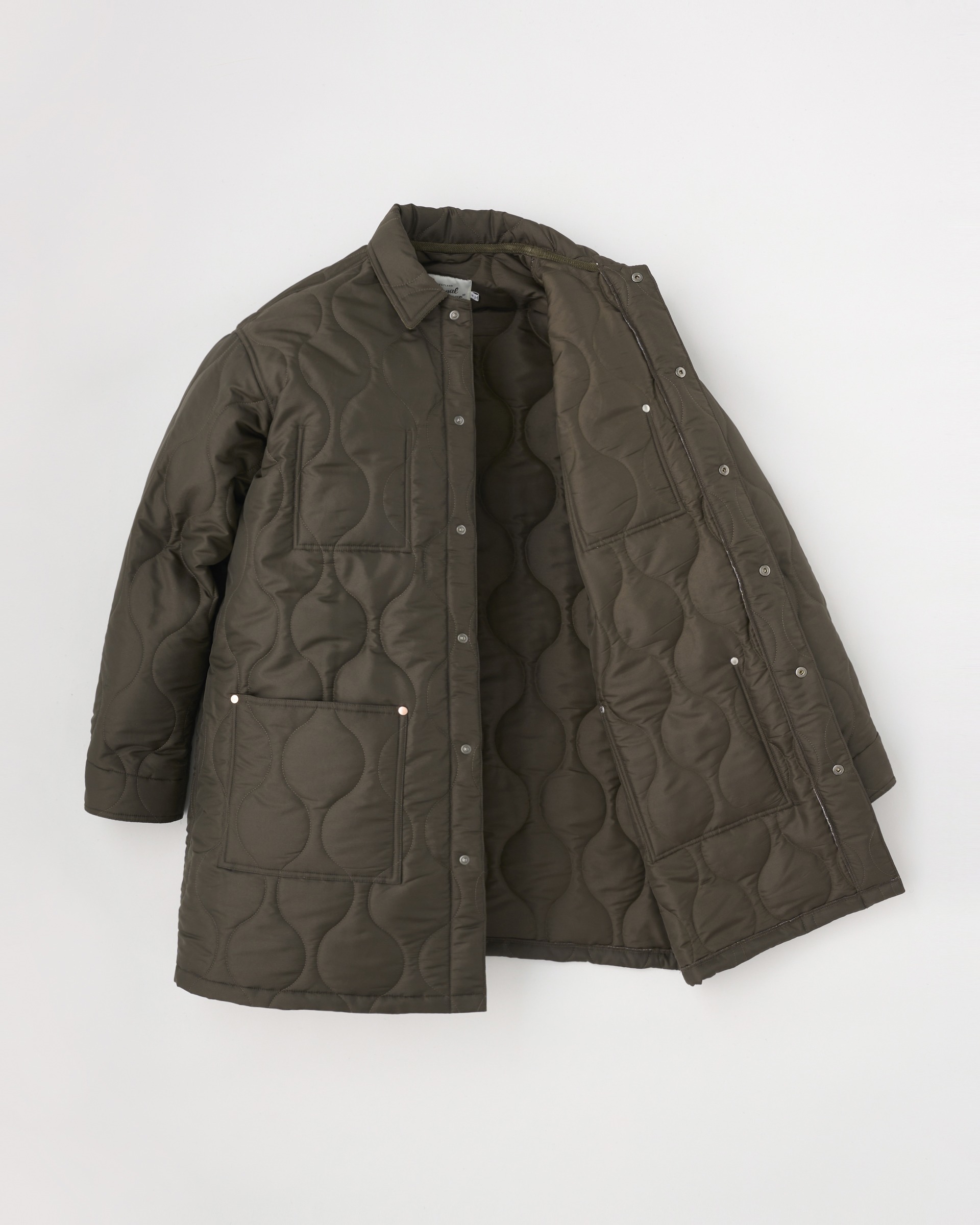 u003cBarbour × Steven Alan\u003e QUILT JACKET 38肩幅53 - ブルゾン