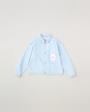 【UNIONWEAR】WORK JACKET 001D 詳細画像 アイス ウォッシュ ブルー(シルバーリベット) 1